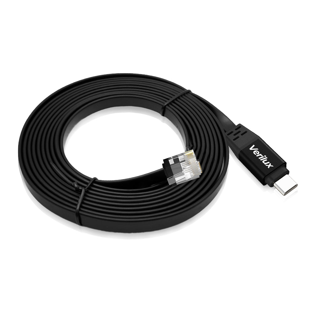 Verilux® Type C to RJ45 NIC Adapter Cable 6.6ft Ethernet Cable High Speed 100Mbps 100Mbps RTL8152B NIC Chip, Wired Internet Connection Cable Compatible with Laptop, Tablets, Phone Verilux® Type C to RJ45 NIC Adapter Cable 6.6ft Ethernet Cable High Speed 100Mbps 100Mbps RTL8152B NIC Chip, Wired Internet Connection Cable Compatible with Laptop, Tablets, Phone